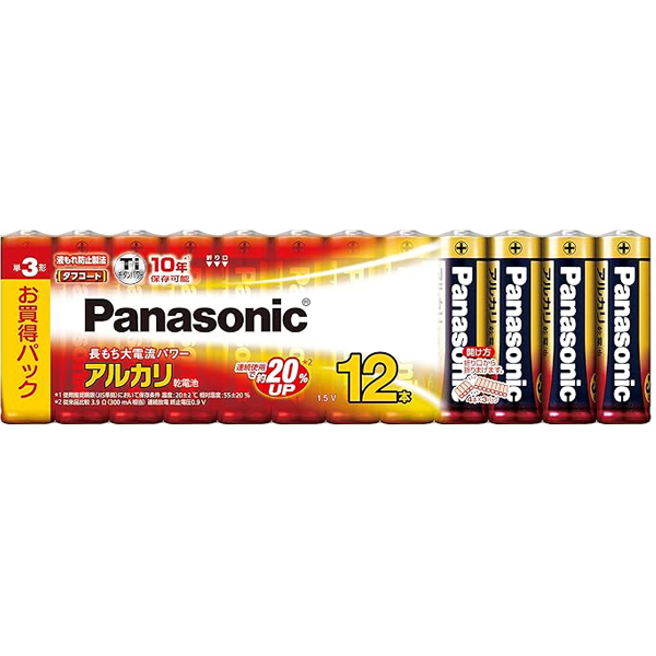 Panasonic 単3乾電池 [アルカリ/12本]