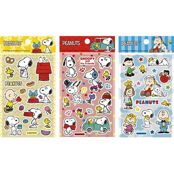 スヌーピー　ぷっくりシール（24入）
