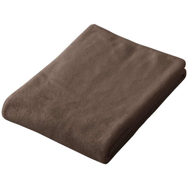 マイクロファイバーひざ掛け ブラウン 5枚
