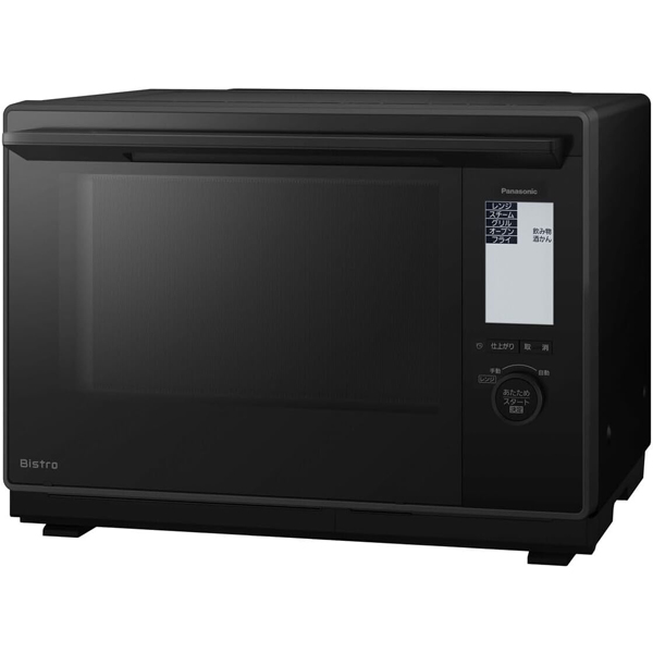 Panasonic スチームオーブンレンジ Bistro（ビストロ） 2段調理タイプ 30L ブラック