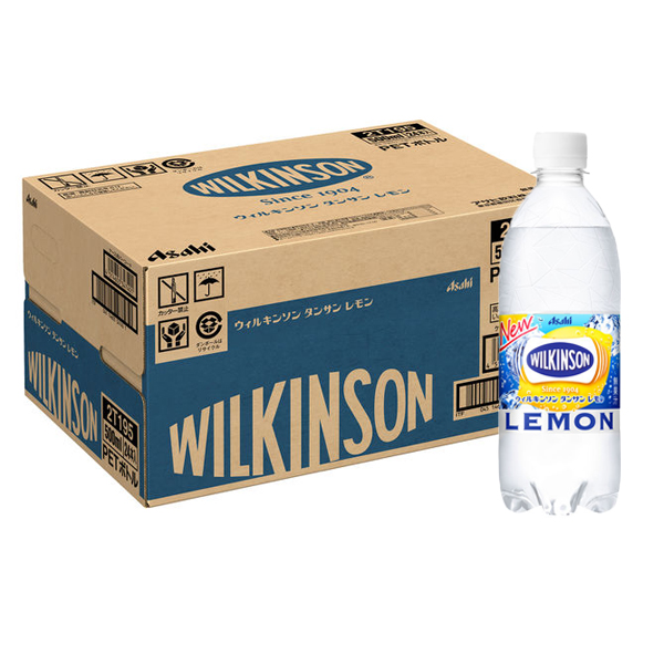 アサヒ飲料 WILKINSON（ウィルキンソン） レモン 500ml 1箱（24本入）