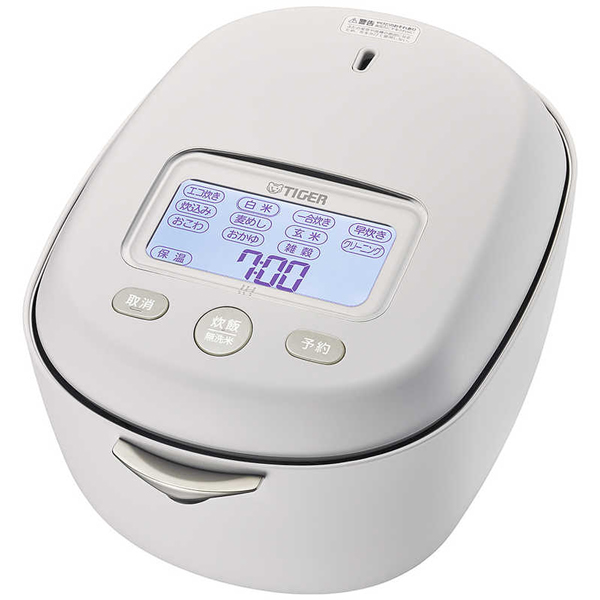 タイガー魔法瓶 JRX-S100WS 土鍋圧力 IHジャー炊飯器 土鍋ご泡火炊き 5.5合 ミストホワイト
